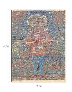 Foto 6 | Cuadro Decorativo - Niño Disfrazado (1931)- Paul Klee - Humor - 77x102 - Impresión En Lienzo - Fine Art Tj
