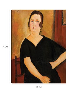 Foto 6 | Cuadro Decorativo - Mujer Con Cigarrillo (1918)- Amedeo Modigliani - Fotografía - 28x36 - Impresión En Lienzo - Fin