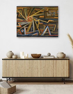 Foto 5 | Cuadro Decorativo - Strahlung Y Rotación (1924)- Paul Klee - Abstracto - 69x92 - Impresión En Lienzo - Fine Art Tj