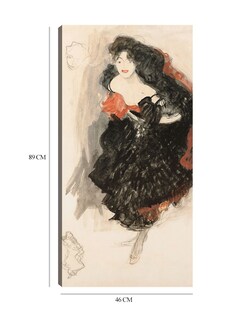 Foto 6 | Cuadro Decorativo - Estudio Para Judith Ii (ca 1908)- Gustav Klimt - Fotografía - 46x89 - Impresión En Lienzo - Fin
