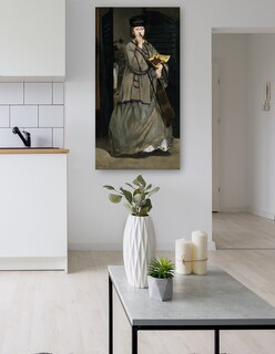 Foto 5 | Cuadro Decorativo - Cantante Callejero- Edouard Manet - Fotografía - 54x102 - Impresión En Lienzo - Fine Art Tj