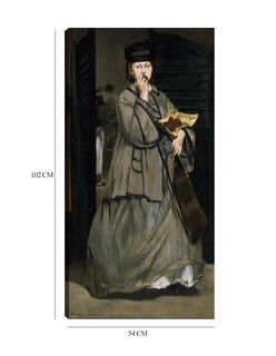 Foto 6 | Cuadro Decorativo - Cantante Callejero- Edouard Manet - Fotografía - 54x102 - Impresión En Lienzo - Fine Art Tj