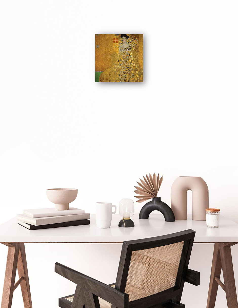 Foto 3 pulgar | Cuadro Decorativo - Retrato De Adela Bloch-bauer I (1907)- Gustav Klimt - Fotografía - 89x89 - Impresión En Li