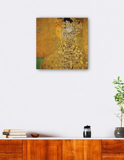 Foto 5 | Cuadro Decorativo - Retrato De Adela Bloch-bauer I (1907)- Gustav Klimt - Fotografía - 89x89 - Impresión En Li
