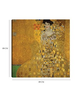 Foto 6 | Cuadro Decorativo - Retrato De Adela Bloch-bauer I (1907)- Gustav Klimt - Fotografía - 89x89 - Impresión En Li