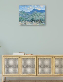 Foto 4 | Cuadro Decorativo - Valle Buona, Cerca De Bordighera (1884)- Claude Monet - Paisaje - 28x36 - Impresión En Lienz