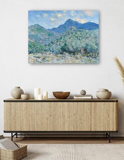 Foto 5 | Cuadro Decorativo - Valle Buona, Cerca De Bordighera (1884)- Claude Monet - Paisaje - 28x36 - Impresión En Lienz