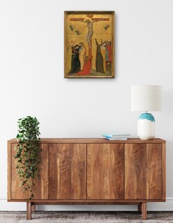 Foto 2 | Cuadro Decorativo - La Crucifixión, C. 1320/1325- Bernardo Daddi - Religión - 69x92 - Impresión En Lienzo - Fine Art T