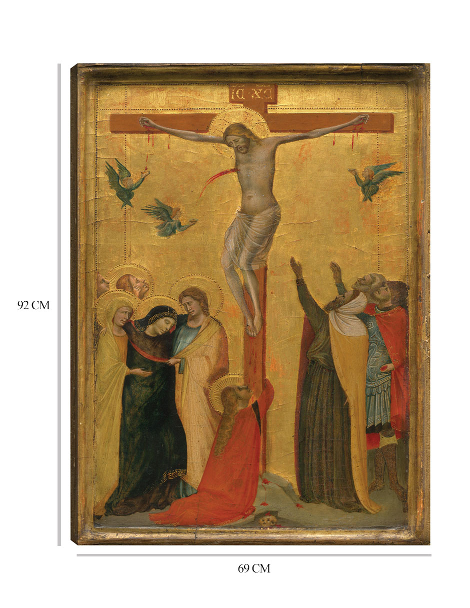 Foto 7 pulgar | Cuadro Decorativo - La Crucifixión, C. 1320/1325- Bernardo Daddi - Religión - 69x92 - Impresión En Lienzo - Fine Art T