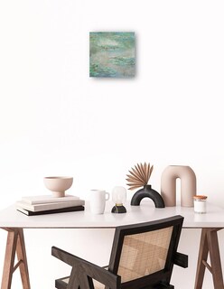 Foto 2 | Cuadro Decorativo - Lirios De Agua- Claude Monet - Paisaje - 31x31 - Impresión En Lienzo - Fine Art Tj