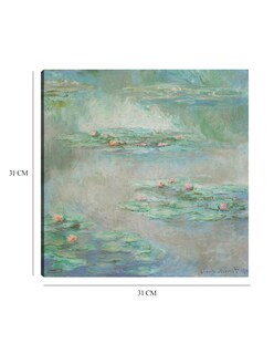 Foto 6 | Cuadro Decorativo - Lirios De Agua- Claude Monet - Paisaje - 31x31 - Impresión En Lienzo - Fine Art Tj