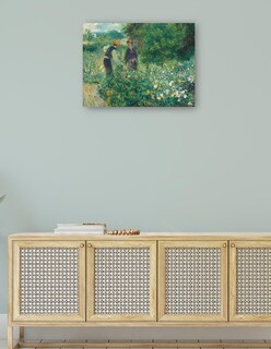 Foto 4 | Cuadro Decorativo - Recogiendo Flores- Pierre-auguste Renoir - Religión - 77x102 - Impresión En Lienzo - Fine Art Tj