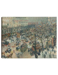 Foto 1 | Cuadro Decorativo - Bulevar De Los Italianos- Camille Pissarro - Religión - 77x102 - Impresión En Lienzo - Fine Art Tj