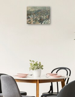 Foto 2 | Cuadro Decorativo - Bulevar De Los Italianos- Camille Pissarro - Religión - 77x102 - Impresión En Lienzo - Fine Art Tj