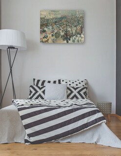 Foto 3 | Cuadro Decorativo - Bulevar De Los Italianos- Camille Pissarro - Religión - 77x102 - Impresión En Lienzo - Fine Art Tj
