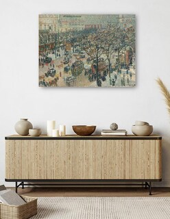 Foto 5 | Cuadro Decorativo - Bulevar De Los Italianos- Camille Pissarro - Religión - 77x102 - Impresión En Lienzo - Fine Art Tj
