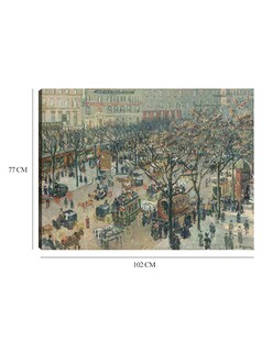 Foto 6 | Cuadro Decorativo - Bulevar De Los Italianos- Camille Pissarro - Religión - 77x102 - Impresión En Lienzo - Fine Art Tj