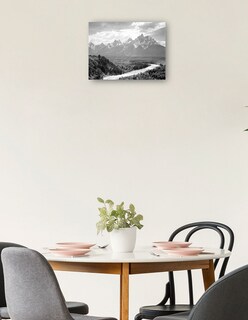 Foto 2 | Cuadro Decorativo - Montañas Tetons - Río Snake- Ansel Adams - Religión - 69x92 - Impresión En Lienzo - Fine Art Tj