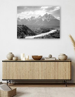 Foto 5 | Cuadro Decorativo - Montañas Tetons - Río Snake- Ansel Adams - Religión - 69x92 - Impresión En Lienzo - Fine Art Tj