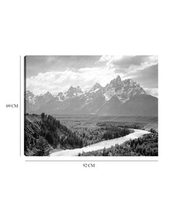 Foto 6 | Cuadro Decorativo - Montañas Tetons - Río Snake- Ansel Adams - Religión - 69x92 - Impresión En Lienzo - Fine Art Tj