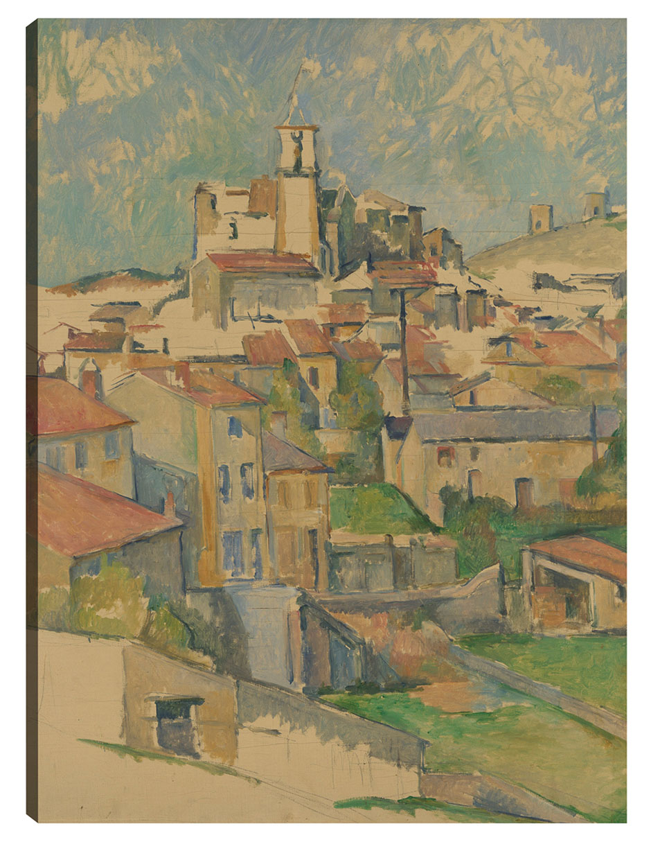 Cuadro Decorativo - Gardanne (1885-1886)- Paul Cézanne - Paisaje - 69x92 - Impresión En Lienzo - Fine Art Tj