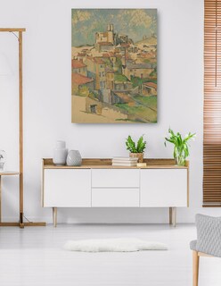 Foto 5 | Cuadro Decorativo - Gardanne (1885-1886)- Paul Cézanne - Paisaje - 69x92 - Impresión En Lienzo - Fine Art Tj
