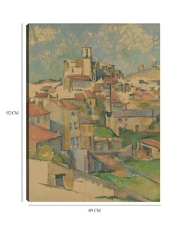 Foto 6 | Cuadro Decorativo - Gardanne (1885-1886)- Paul Cézanne - Paisaje - 69x92 - Impresión En Lienzo - Fine Art Tj