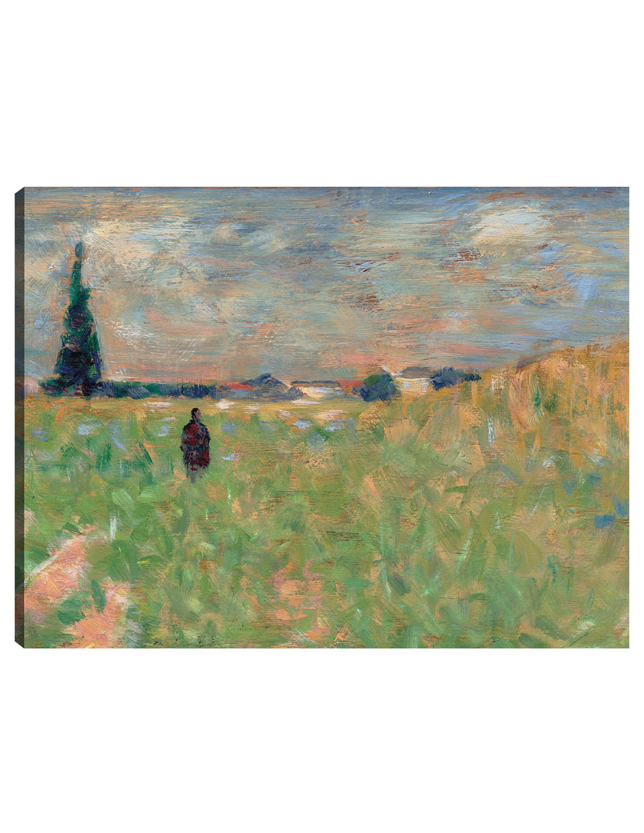 Foto 2 pulgar | Cuadro Decorativo - Un Paisaje De Verano- Georges Seurat - Religión - 28x36 - Impresión En Lienzo - Fine Art Tj