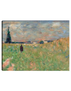 Foto 1 | Cuadro Decorativo - Un Paisaje De Verano- Georges Seurat - Religión - 28x36 - Impresión En Lienzo - Fine Art Tj