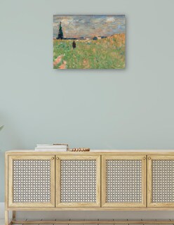 Foto 4 | Cuadro Decorativo - Un Paisaje De Verano- Georges Seurat - Religión - 28x36 - Impresión En Lienzo - Fine Art Tj
