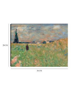 Foto 6 | Cuadro Decorativo - Un Paisaje De Verano- Georges Seurat - Religión - 28x36 - Impresión En Lienzo - Fine Art Tj
