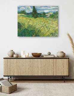 Foto 5 | Cuadro Decorativo - Campo Verde- Vincent Van Gogh - Paisaje - 69x92 - Impresión En Lienzo - Fine Art Tj