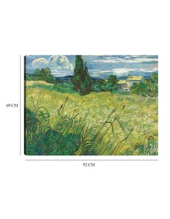 Foto 6 | Cuadro Decorativo - Campo Verde- Vincent Van Gogh - Paisaje - 69x92 - Impresión En Lienzo - Fine Art Tj
