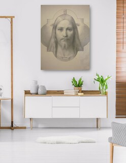 Foto 5 | Cuadro Decorativo - La Cabeza De Cristo- Eduard Von Steinle - Religión - 28x36 - Impresión En Lienzo - Fine Art Tj