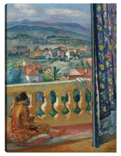 Foto 1 | Cuadro Decorativo - Le Cannet, El Rideau Bleu (1926)- Henri Lebasque - Fotografía - 69x92 - Impresión En Lienzo -