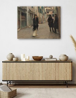 Foto 5 | Cuadro Decorativo - Calle En Venecia- John Singer Sargent - Religión - 28x36 - Impresión En Lienzo - Fine Art Tj