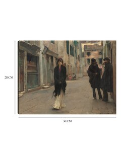 Foto 6 | Cuadro Decorativo - Calle En Venecia- John Singer Sargent - Religión - 28x36 - Impresión En Lienzo - Fine Art Tj