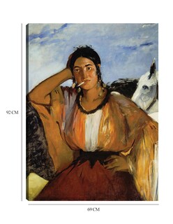 Foto 6 | Cuadro Decorativo - Gitano Con Un Cigarrillo- Edouard Manet - Fotografía - 69x92 - Impresión En Lienzo - Fine Art Tj