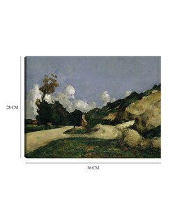 Foto 6 | Cuadro Decorativo - El Camino (1871)- Paul Cézanne - Religión - 28x36 - Impresión En Lienzo - Fine Art Tj