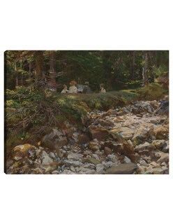 Foto 1 | Cuadro Decorativo - El Maestro Y Sus Alumnos- John Singer Sargent - Paisaje - 77x102 - Impresión En Lienzo - Fine Art T