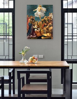 Foto 4 | Cuadro Decorativo - Ascensión De Cristo (hacia 1640)- Giacomo Cavedone - Religión - 69x92 - Impresión En Lienzo