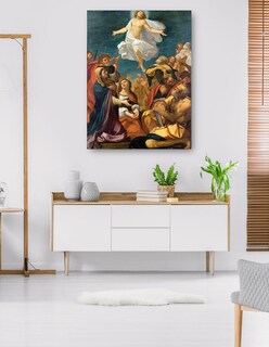 Foto 5 | Cuadro Decorativo - Ascensión De Cristo (hacia 1640)- Giacomo Cavedone - Religión - 69x92 - Impresión En Lienzo