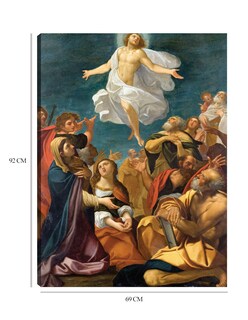 Foto 6 | Cuadro Decorativo - Ascensión De Cristo (hacia 1640)- Giacomo Cavedone - Religión - 69x92 - Impresión En Lienzo