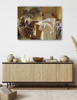 Foto 5 | Cuadro Decorativo - Un Artista En Su Estudio- John Singer Sargent - Fotografía - 107x143 - Impresión En Lienzo - F