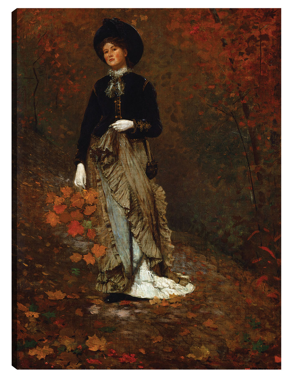 Cuadro Decorativo - Otoño (1877)- Winslow Homer - Fotografía - 69x92 - Impresión En Lienzo - Fine Art Tj