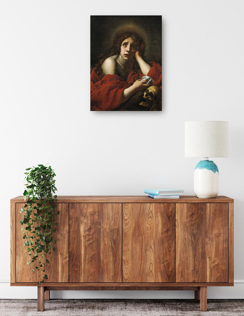 Foto 3 pulgar | Cuadro Decorativo - La Penitente María Magdalena- Carlo Dolci - Religión - 69x92 - Impresión En Lienzo - Fine Art Tj