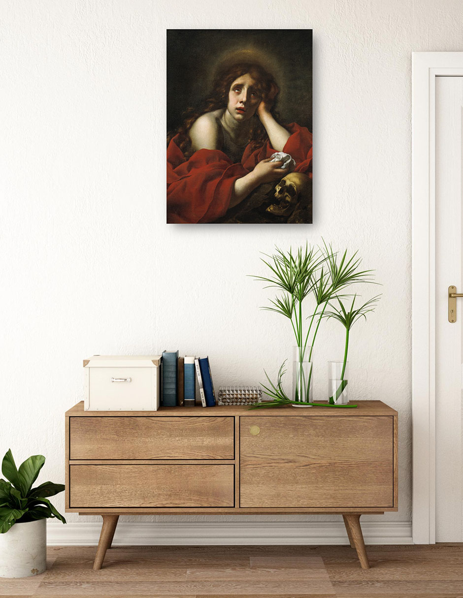Foto 4 pulgar | Cuadro Decorativo - La Penitente María Magdalena- Carlo Dolci - Religión - 69x92 - Impresión En Lienzo - Fine Art Tj