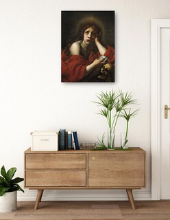 Foto 3 | Cuadro Decorativo - La Penitente María Magdalena- Carlo Dolci - Religión - 69x92 - Impresión En Lienzo - Fine Art Tj