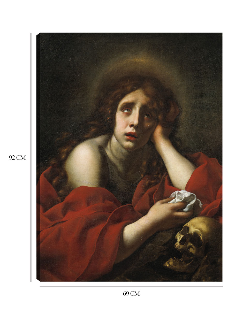 Foto 7 pulgar | Cuadro Decorativo - La Penitente María Magdalena- Carlo Dolci - Religión - 69x92 - Impresión En Lienzo - Fine Art Tj