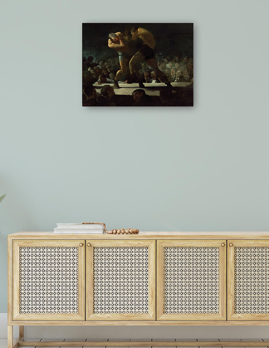 Foto 5 pulgar | Cuadro Decorativo - Noche De Club- George Bellows - Deportes - 46x61 - Impresión En Lienzo - Fine Art Tj